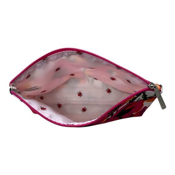 Clinique x Vera Neumann Floral Cosmetic Bag – Poppy Print, Ladybug Lining, MET 2 - Picture 5 of 5